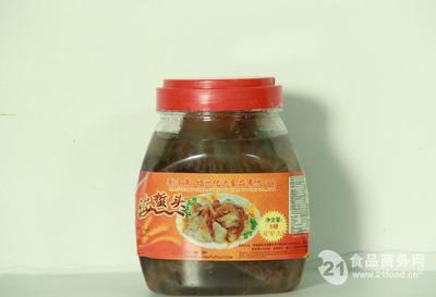 連得利瓶裝海蜇頭 福州特產腌制水產品的經典代表
